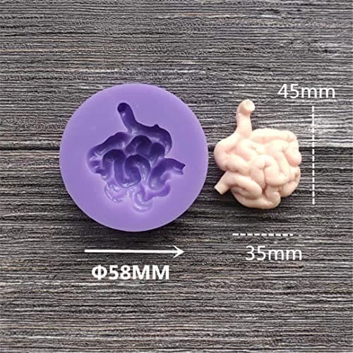 Dekostar Human Organs Shape Silicone Molds,8 Pcs | Food Preparation & Cake Decor thumbnail 6