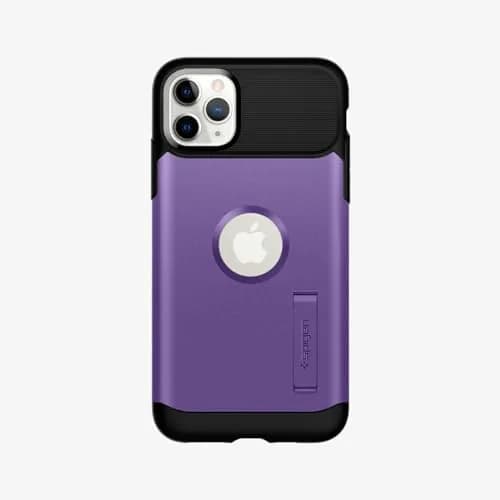 Spigen Slim Armor Case for Apple iPhone 11 Pro (2019) - Purple | Dual-Layer Shock Absorption thumbnail 1