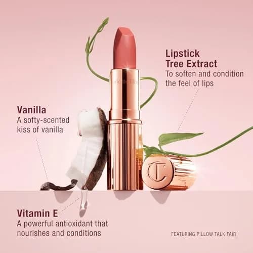 Charlotte Tilbury Matte Revolution Lipstick Pillow Talk Medium | Long Lasting, Hydrating, Matte Finish thumbnail 5