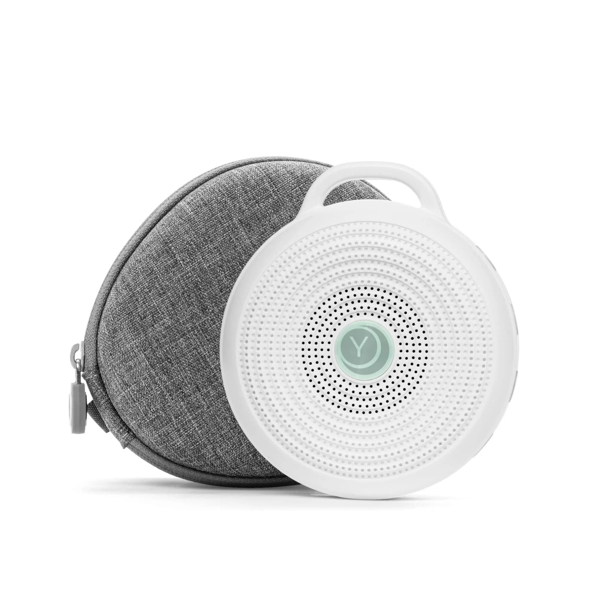 Yogasleep Rohm Portable White Noise Sound Machine | 3 Soothing Sounds, USB Rechargeable, Compact for Travel — With Travel Case