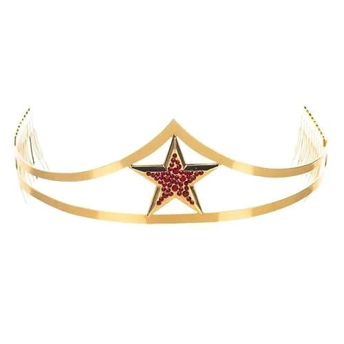 Bioworld Wonder Woman Cosplay Gold Tiara | Costume Headwear for Girls (OSFA) thumbnail 1