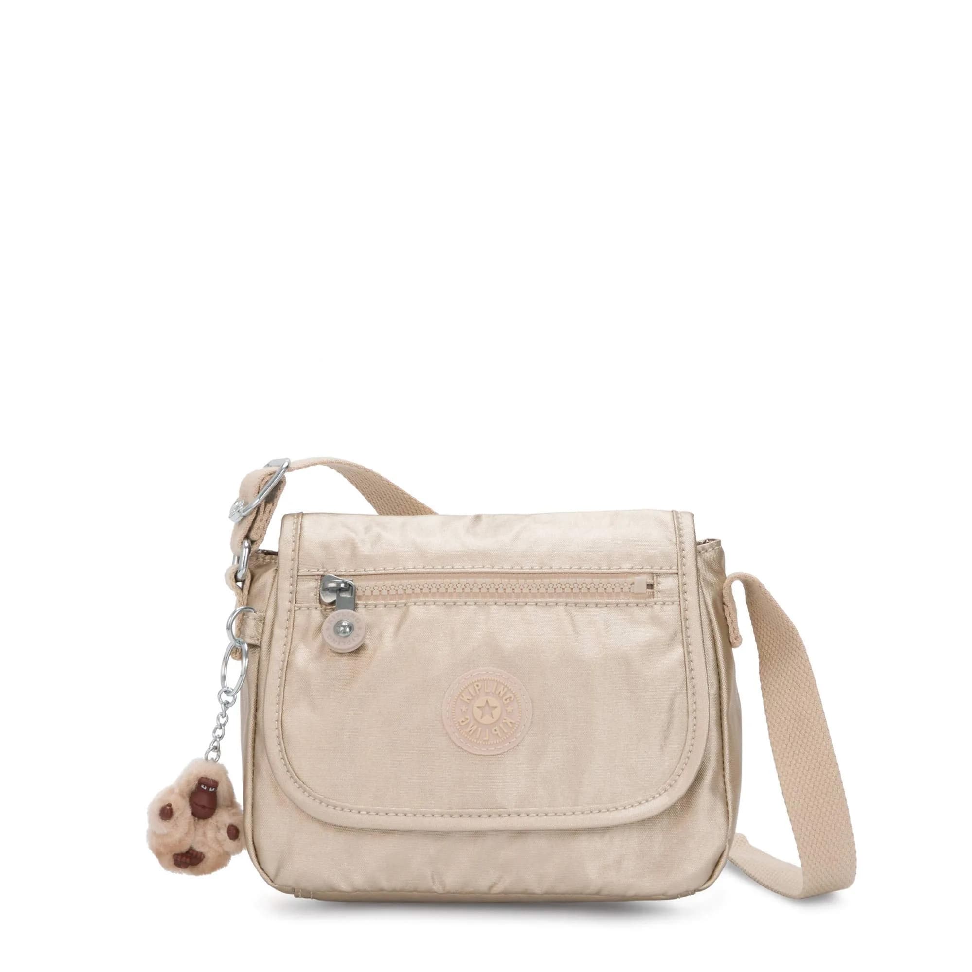 Kipling Sabian Mini Crossbody Bag 7.75''L x 5.75''H x 3.25''D | Water-Resistant Nylon, Lightweight