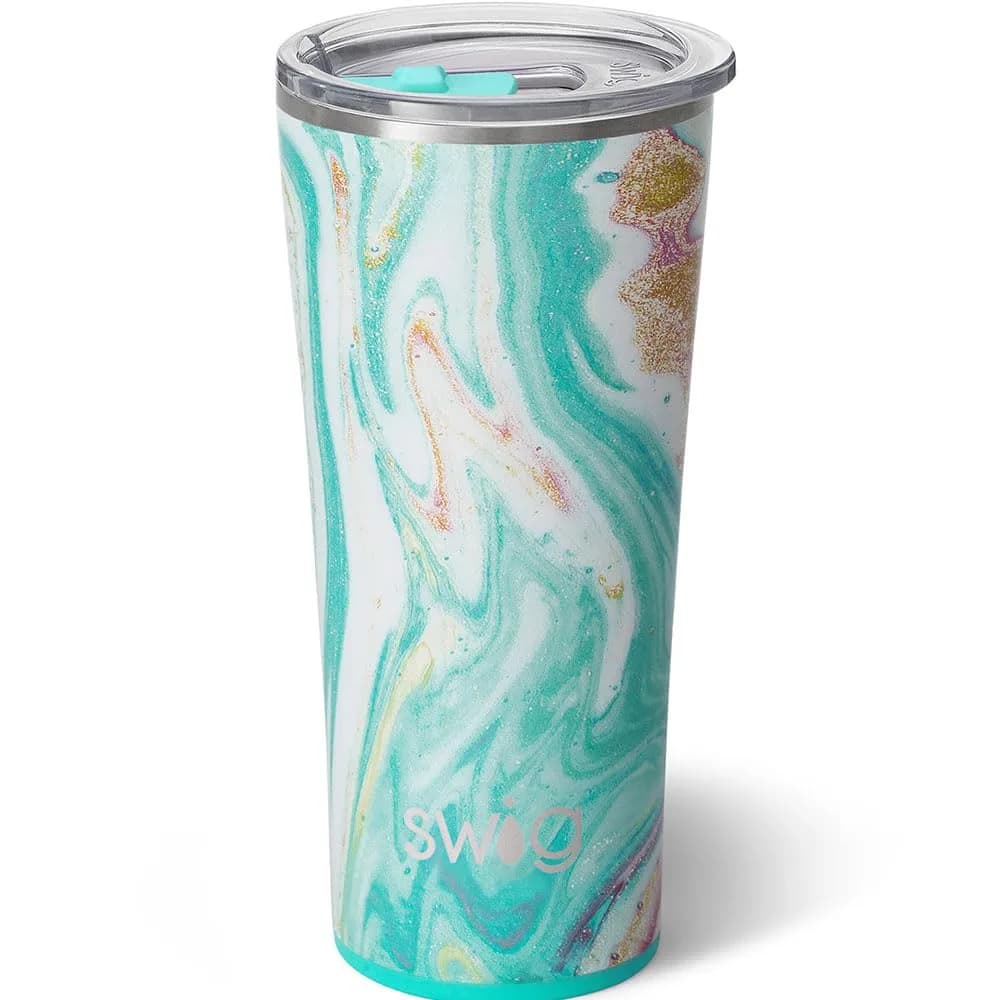 Swig Life 22oz Insulated Tumbler, Travel Coffee Mug with Lid, Stainless Steel (Wanderlust) | Keeps Drinks Cold 24h & Hot 3h - main product image