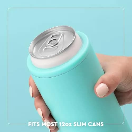 Swig Life 12oz Insulated Skinny Can Cooler for Slim Cans | Golf Ball Design Keeps Drinks Cold 12H thumbnail 5