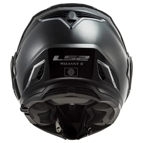LS2 Helmets Valiant II Modular Helmet (Gloss Blackout - X-Small) | DOT Approved, Lightweight & Aerodynamic thumbnail 6