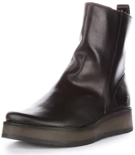 Fly London Womens Reno053fly Ankle Boot, Black, 9 UK | Casual Winter Boot with Leather Comfort thumbnail 6