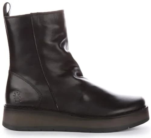 Fly London Womens Reno053fly Ankle Boot, Black, 9 UK | Casual Winter Boot with Leather Comfort thumbnail 2