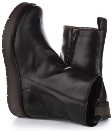 Fly London Damen Reno053fly Stiefelette Black 6/6.5 | Casual Mid-Calf Boot with Rubber Sole thumbnail 4