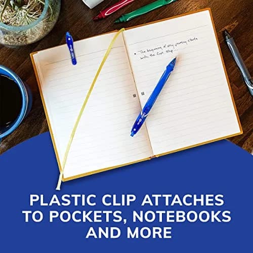 BIC Gelocity Quick Dry Blue Gel Pens, Medium Point (0.7mm), 12-Count Pack | Smooth Ink Flow thumbnail 6