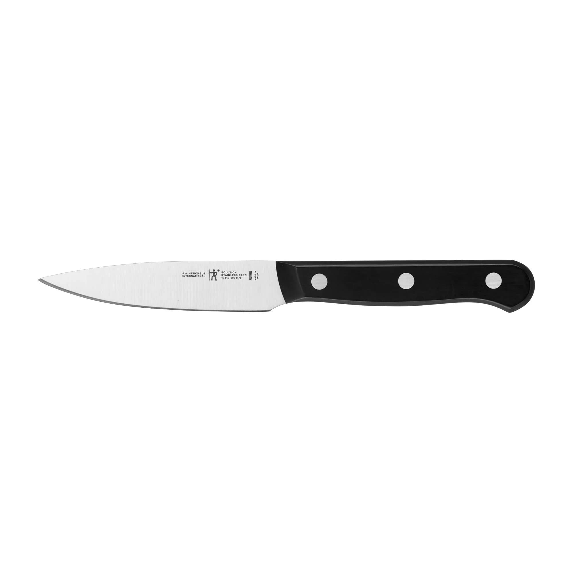 Henckels Solution 4 Inch Paring Knife | Razor-Sharp German Engineered Kitchen Tool - main product image