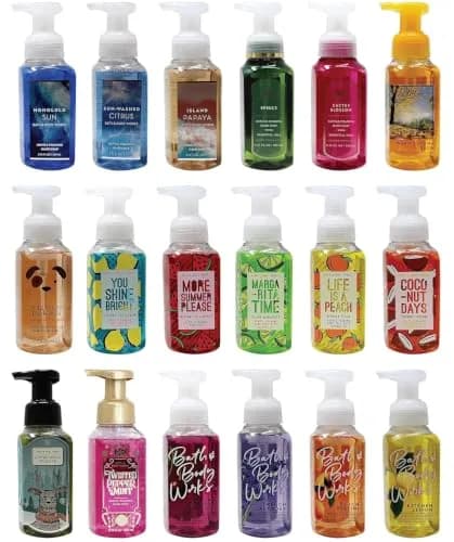 Bath & Body Works Assorted 5 Pack Gentle Foaming Hand Soap | Nourishing Vitamin E & Aloe (80 Fl Oz) thumbnail 1