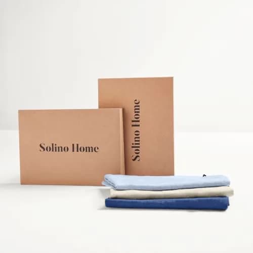 Solino Home 100% Linen Apron Light Grey | Classic Kitchen Apron 32 x 27 in thumbnail 8