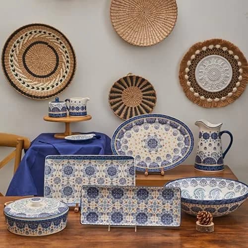 Bico Blue Talavera Ceramic 2.5 Qt Pitcher | Decorative & Dishwasher Safe thumbnail 7