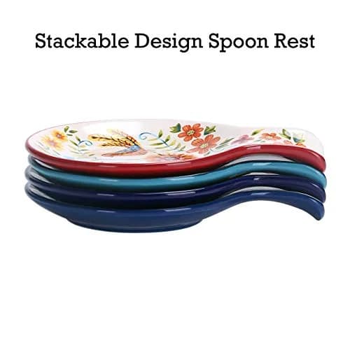 Bico Havana Ceramic Spoon Rest for Stove Top, Kitchen Holder | Keeps Counters Clean & Matches Your Set thumbnail 4