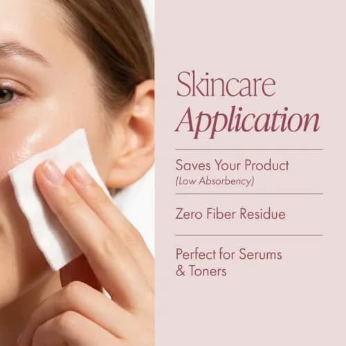 Intrinsics Petite Silken Esthetic Wipes 2x2 Inch (400 Count) | 4-Ply Lint-Free Facial Wipes for Toner & Makeup Removal thumbnail 4