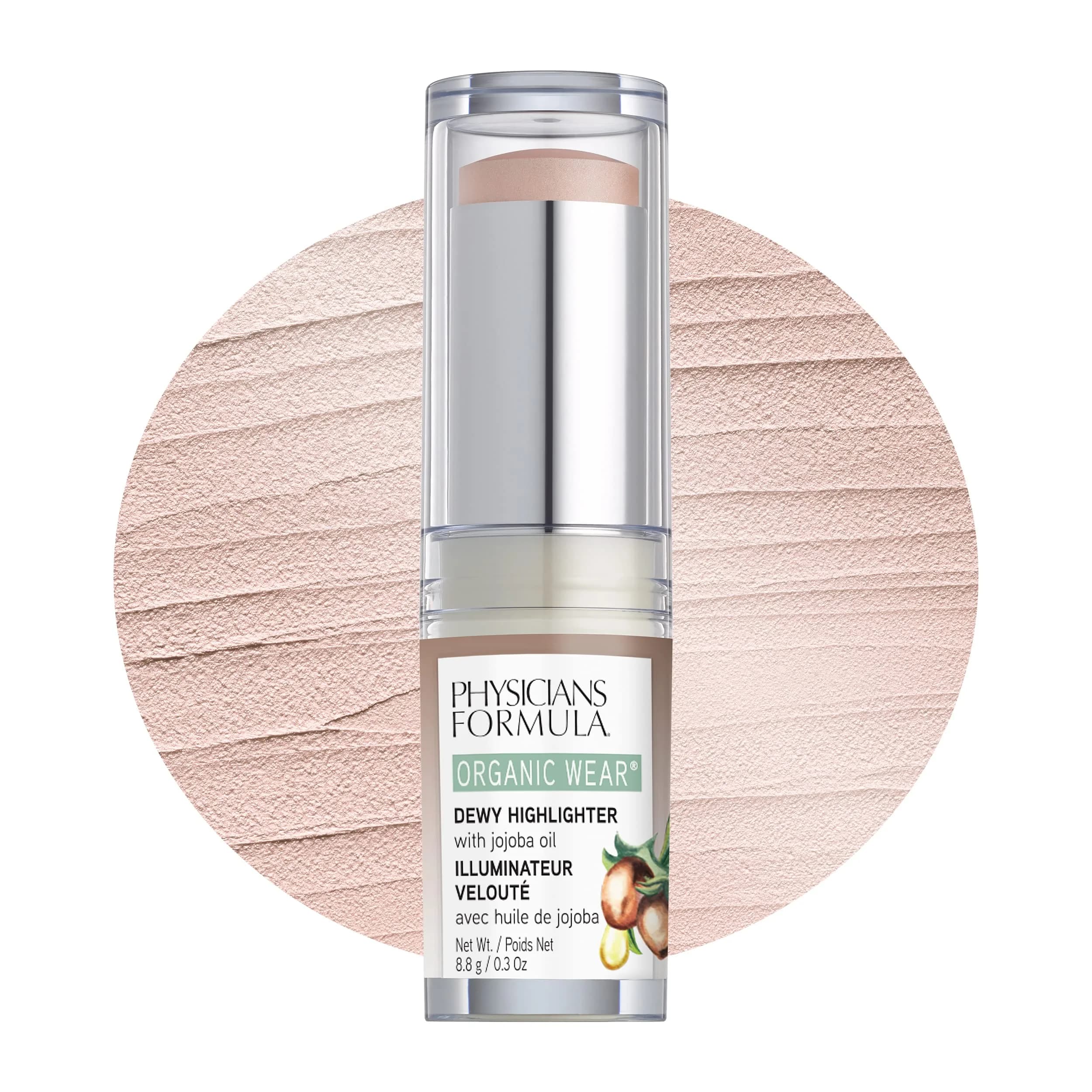 Physicians Formula Organic Wear Dewy Highlighter Stick Makeup 7.5g (0.3 Oz) | Hydrating Antioxidants for Healthy Glow - main product image