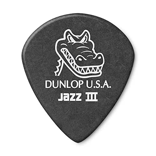 Jim Dunlop Gator Grip Jazz III Pick 1.4MM | Matte, Fast Attack, 36 Pack for Precise Play thumbnail 1