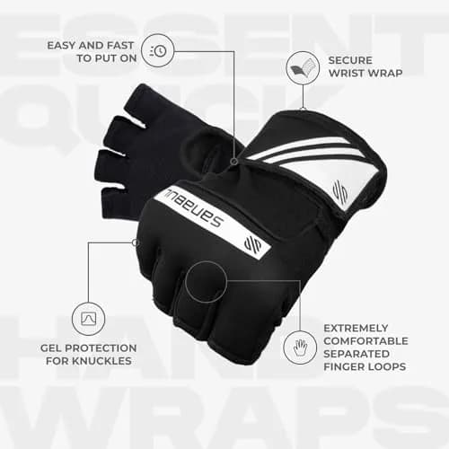 Sanabul Gel Boxing Hand Wraps for Men & Women L/XL | Superior Knuckle & Wrist Support thumbnail 4