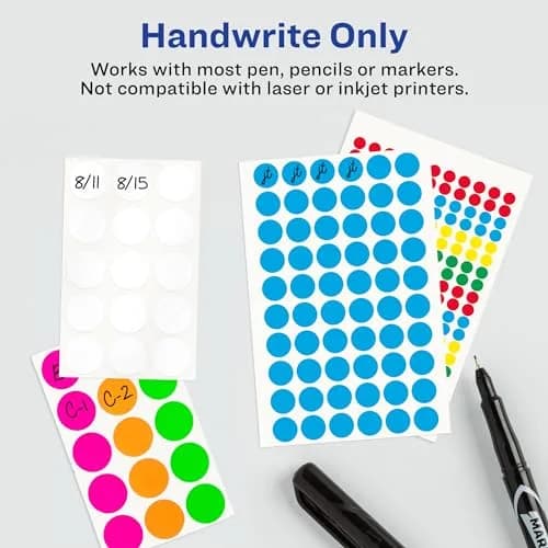 Avery Multi-Use Permanent Labels 1" x 2.75" White 4,608 Labels (36 Packs) | Bulk Pack for Organization thumbnail 3