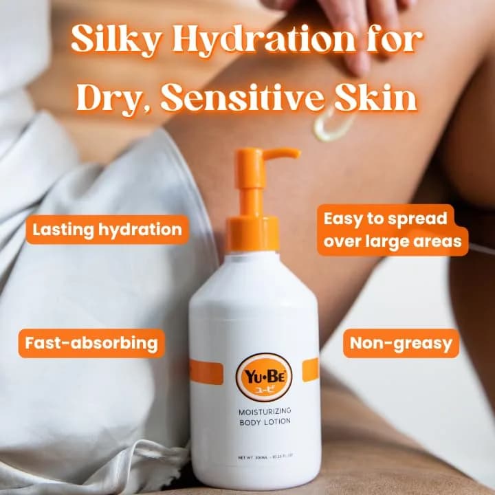 Yu-Be Body Lotion for Dry, Sensitive Skin | Non-Greasy, Fast-Absorbing Moisturizer 10.25 fl oz (2-Pack) thumbnail 2