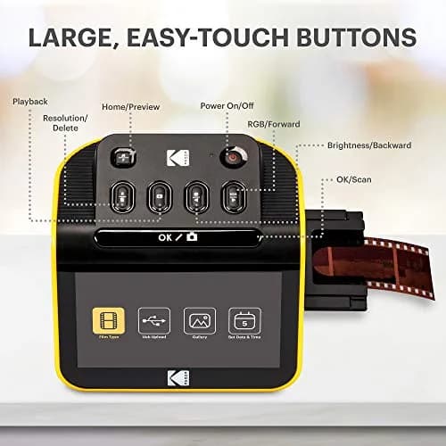 KODAK Slide N Scan Film & Slide Scanner 22MP 5" LCD Screen 135/110/126mm | Converts Negatives & Slides to Digital Files thumbnail 8
