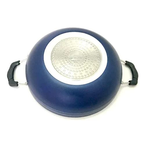 DBY Deep Kadai 2.2 LTR Aluminium Non Stick Frying Pan with Glass Lid | Induction & Gas Compatible thumbnail 7