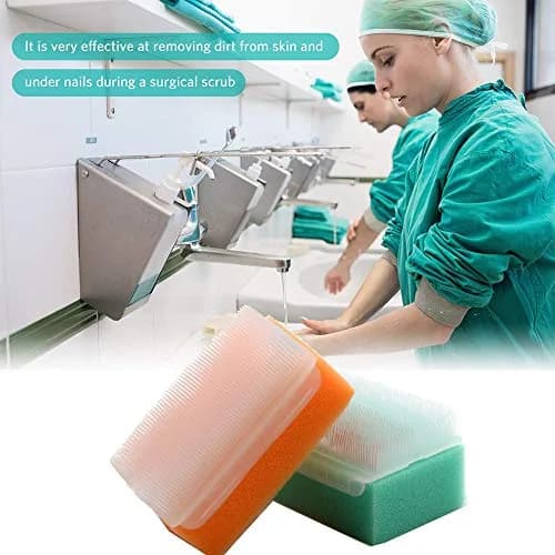 wellgler Autism Sensory Brush for Therapy, Surgical Scrub Brush, Baby Sponge for Bathing, Cradle Cap Brush (6-Pack, Assorted Colors) thumbnail 4