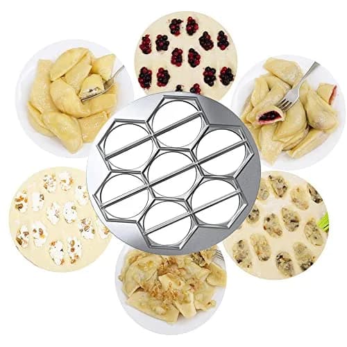 MHH Ravioli & Empanada Maker – Heavy-Duty 14-Slot Mold Press for Homemade Dumplings, Pastries, Samosas & More | Global Recipes thumbnail 7