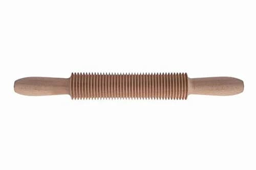 Tredoni Wooden Spaghetti Pasta Cutter Rolling Pin (Spaghetti - 2mm) | Professional Italian Pasta Tool for Home & Kitchen - main product image