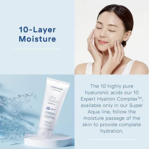 MISSHA Super Aqua Ultra Hyalron Cleansing Cream 200ml | Hydrating Deep Cleanser for Sensitive Skin thumbnail 5