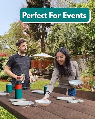 PartyPrints Teal Blank Can Cooler Sleeves (100 Pack) | Customizable Foam Insulators for 12oz & 16oz Cans thumbnail 7