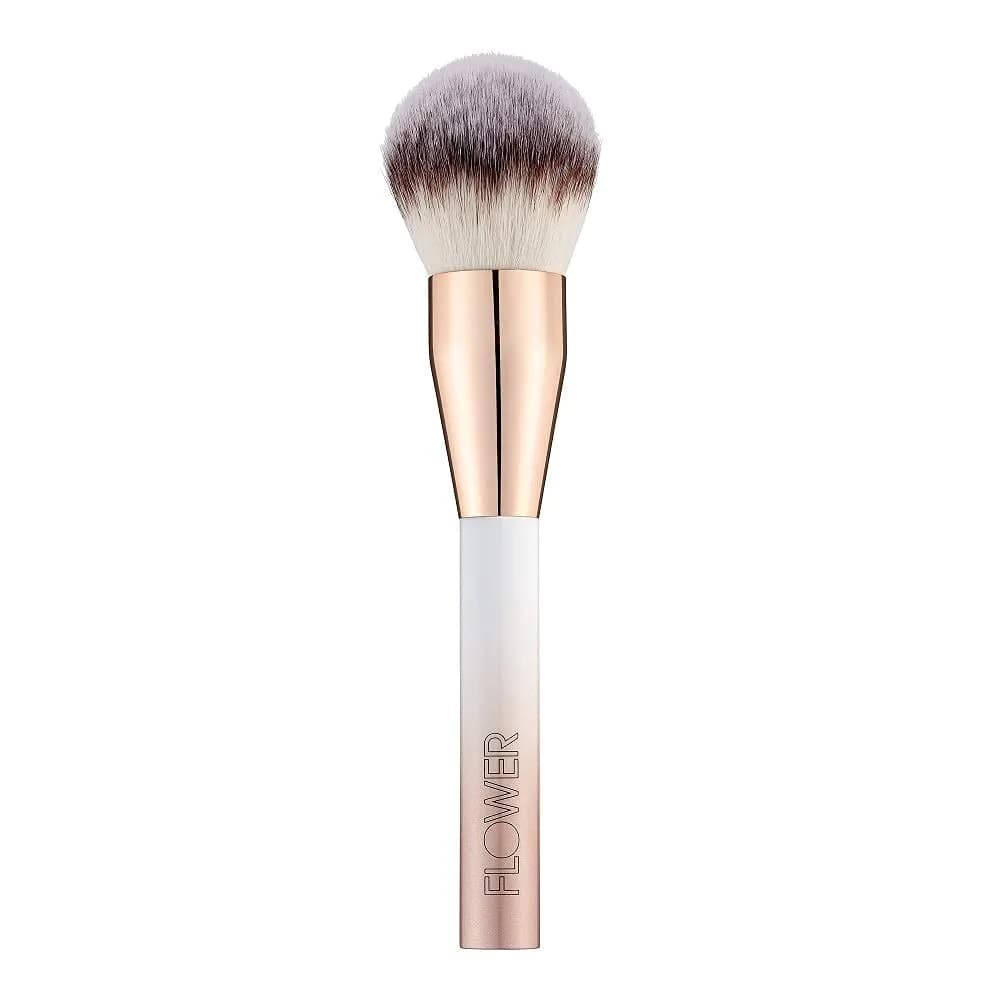FLOWER Powder Setting Brush Ultra-Soft Synthetic Bristles for an Airbrushed Finish | Lock in Foundation + Concealer - main product image