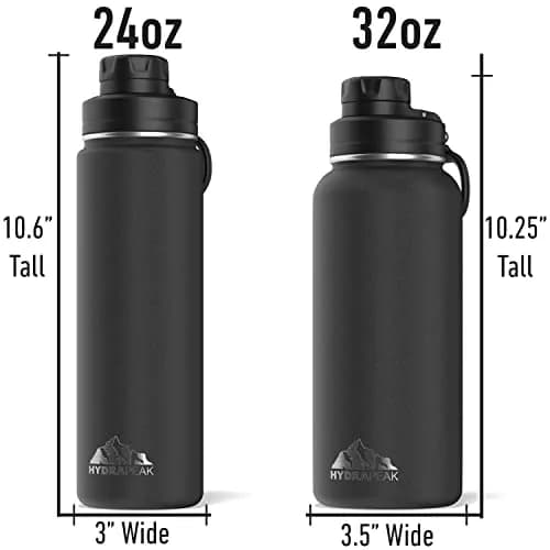 Hydrapeak 32oz Insulated Water Bottle with Chug Lid | Leak Proof Stainless Steel Bottle for Active Lifestyle thumbnail 5