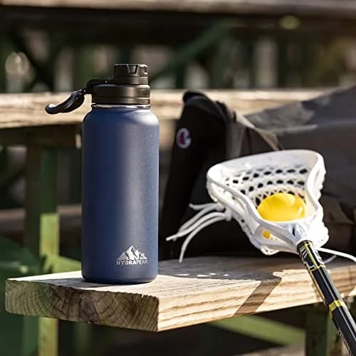 Hydrapeak 32oz Insulated Water Bottle with Chug Lid | Leak Proof Stainless Steel Bottle for Active Lifestyle thumbnail 7