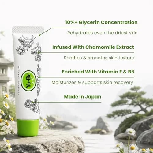 Yu-Be Advanced Formula Moisturizing Lotion Duo 2oz (59ml) | Fragrance-Free Sensitive Skin Hydrator thumbnail 4