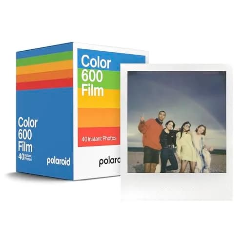 Polaroid 600 Color Instant Film 40 Photos (6013) | Classic White Frame, ISO 640 thumbnail 1
