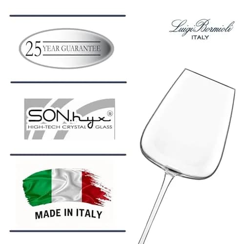 Luigi Bormioli Talismano Chardonnay Grand Cru Wine Glasses 265ml (8.9" H x 3.7" DIA) | Elevate Your Wine Tasting Experience thumbnail 4