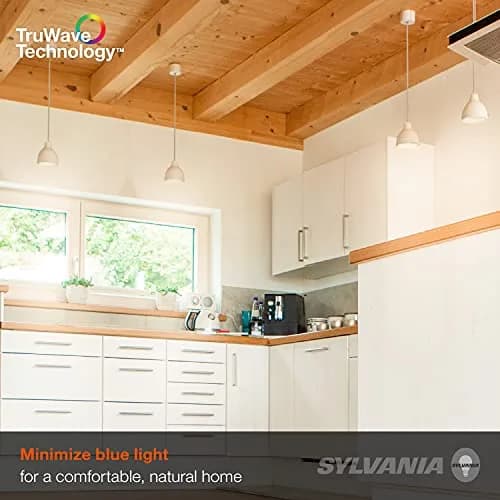 LEDVANCE Sylvania LED TruWave Natural Series A19 Light Bulb 6 Pack | 8W Dimmable Frosted 2700K thumbnail 5