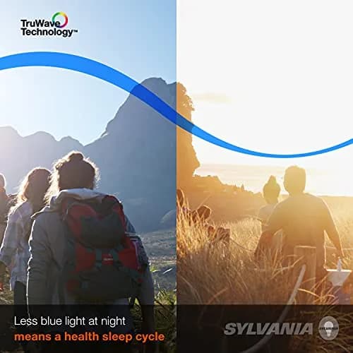 LEDVANCE Sylvania LED TruWave Natural Series A19 Light Bulb 6 Pack | 8W Dimmable Frosted 2700K thumbnail 2