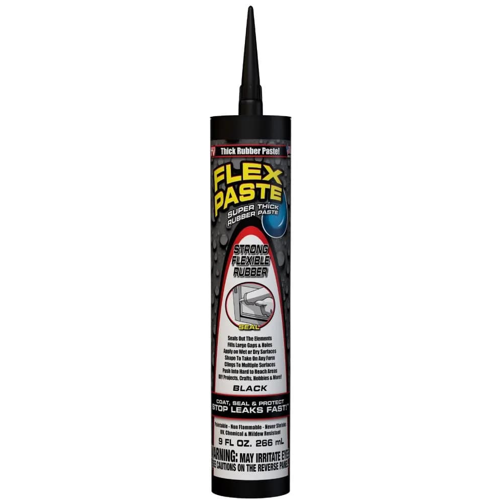 Flex Paste Waterproof Sealant Cartridge 255g (9 oz) | Blocks Water & Air, Paintable Rubberized Barrier - main product image
