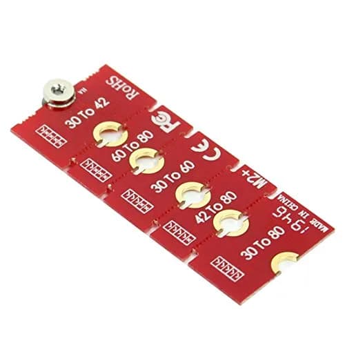 JEYI M2 M2PLUS NGFF NVME M.2 Extended Transfer 2230, 2242, 2260, 2280 | Durable Metal Support, Adjustable Length, Easy Install thumbnail 2