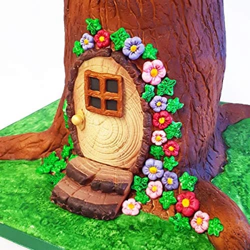 Katy Sue Log Slice Silicone Mold 125mm Diameter x 9mm Depth | Detailed Wood Texture for Fondant & Clay thumbnail 2