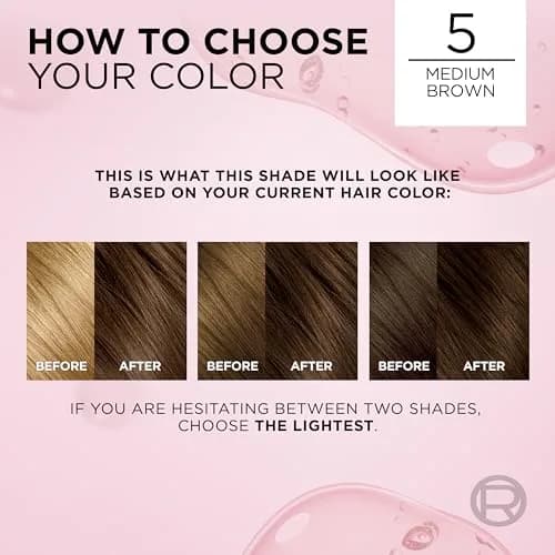 L'Oreal Paris Excellence Crème Permanent Hair Dye 5 Medium Brown (2 Kits) | Triple Care Color with Hyaluronic Acid for 100% Gray Coverage thumbnail 6