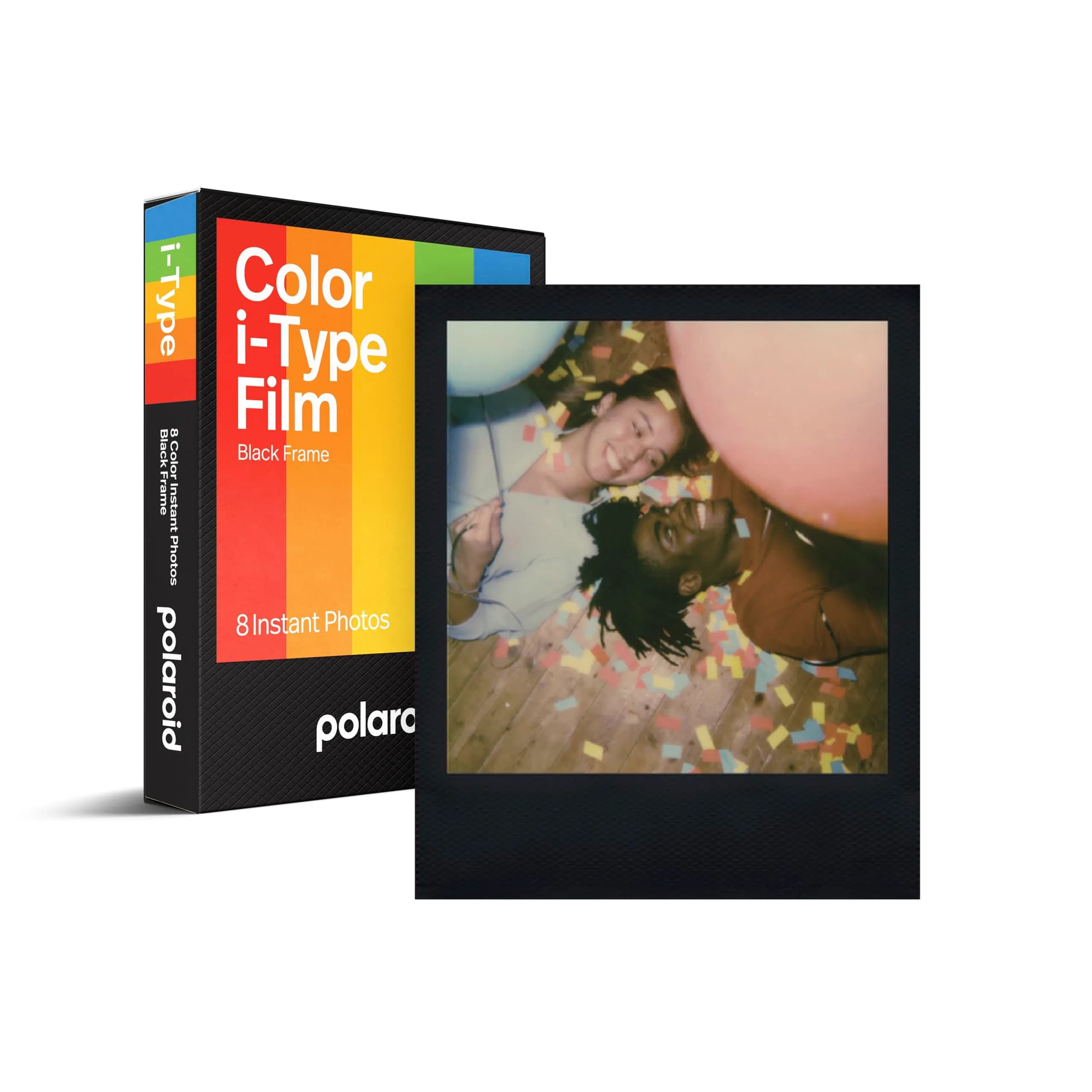 Polaroid B&W Film for I-Type Cameras (6001) 8 Photos | Fresh Film for Instant Memories — Black Frame / 8 Photos
