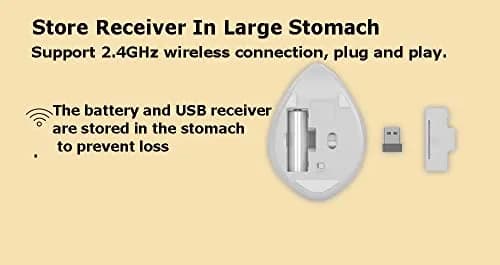SHARE SUNSHINE 2.4GHz Wireless Hamster Mouse | Silent, Compact, 1200 DPI, Blue thumbnail 8