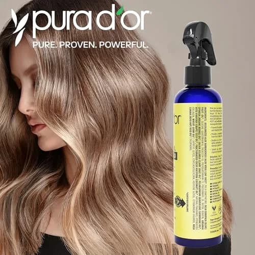 PURA D'OR Argan Oil Heat Shield Protectant Spray 237ml (8 Fl Oz) | Protects Up To 450º F From Heat Styling thumbnail 4