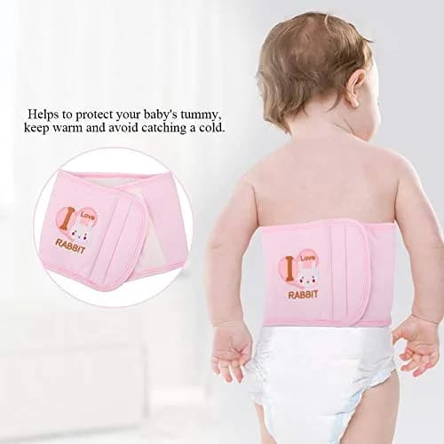 Hztyyier Baby Belly Belt | Newborn Abdomen Keep Warm Support Band for Toddler Boys or Girls, 22inchx6.3inch thumbnail 4