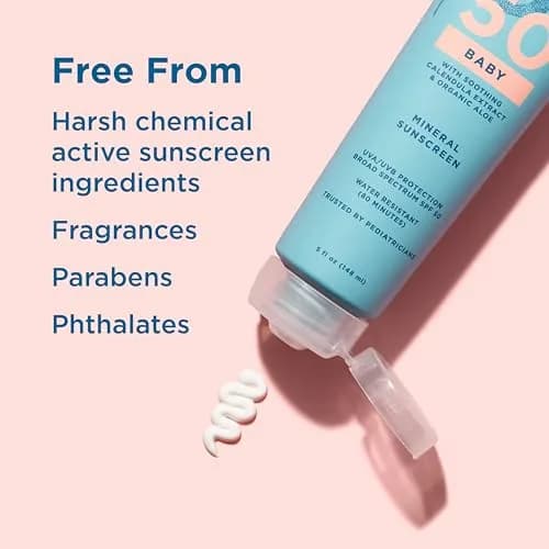 Blue Lizard Baby Mineral Sunscreen SPF 50+ 148ml (5 Fl Oz) | Fragrance-Free, Water-Resistant, Reef-Safe thumbnail 6
