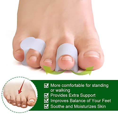 Welnove Gel Toe Separator, Pinky Toe Spacers, Little Toe Cushions | Prevents Rubbing & Relieves Pressure thumbnail 5