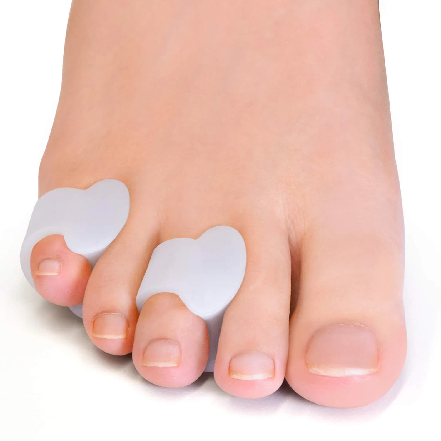 Welnove Gel Toe Separator, Pinky Toe Spacers, Little Toe Cushions | Prevents Rubbing & Relieves Pressure